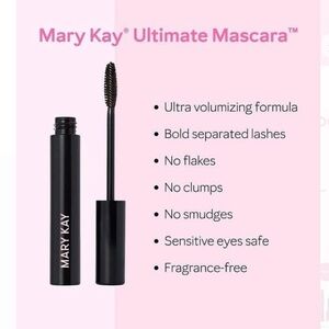 2X Mary Kay Ultimate Mascara in Black, Free Samples with purchase! NIB